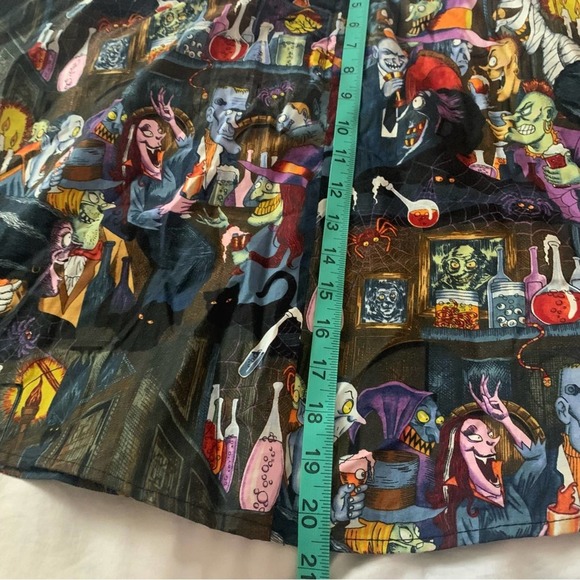 ModCloth Folter Halloween Skirt Werewolf Witch Frankenstein Skirt XL DarkWave - Picture 3 of 12